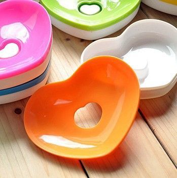 创意可爱心形香皂盘 心心相印，日式风情